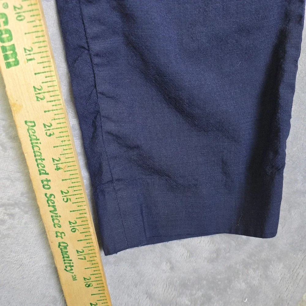 Banana Republic Dress Pants Men's 32x30 Navy Performance Italian Wool Marzotto